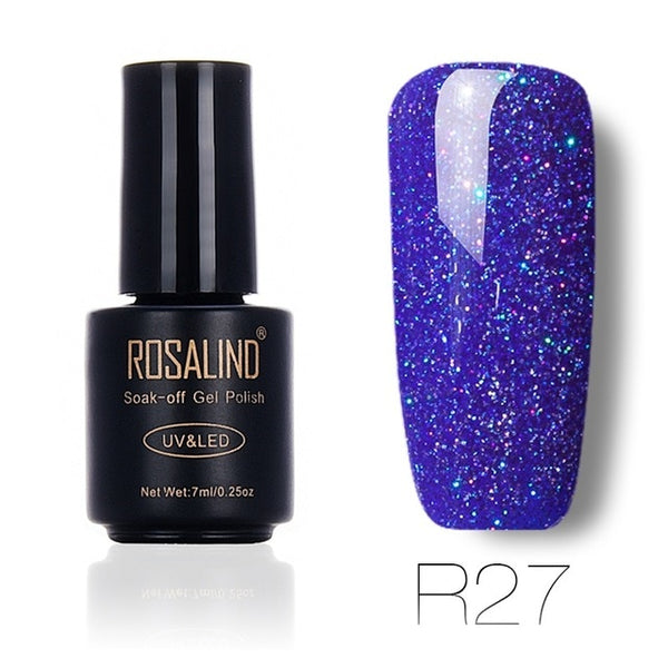 NEW 7ML Nails Polish Rainbow Shimmer Nail Art