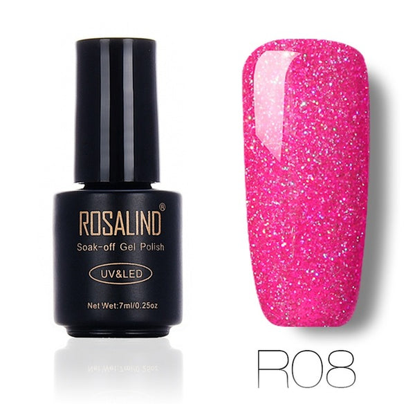 NEW 7ML Nails Polish Rainbow Shimmer Nail Art