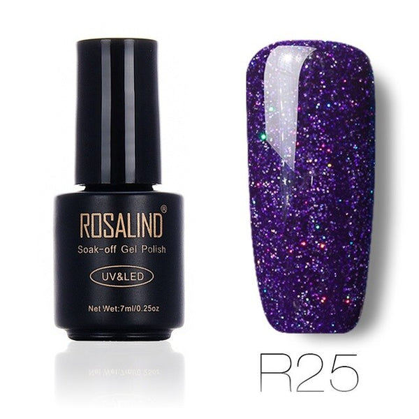 NEW 7ML Nails Polish Rainbow Shimmer Nail Art