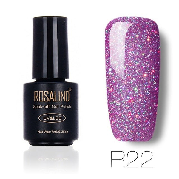 NEW 7ML Nails Polish Rainbow Shimmer Nail Art