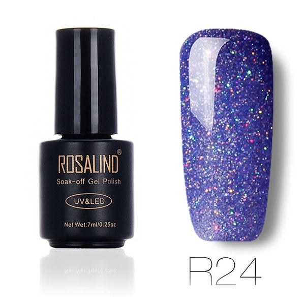 NEW 7ML Nails Polish Rainbow Shimmer Nail Art