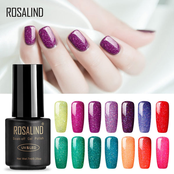 NEW 7ML Nails Polish Rainbow Shimmer Nail Art