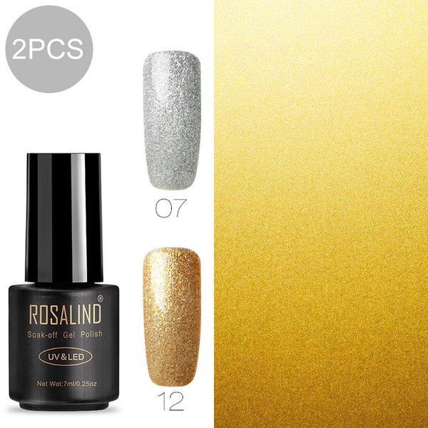 ROSALIND 7ml Gel nail polish Hybrid manicure Set For Poly gel painting art UV LED Lamp nail Gel Varinishes