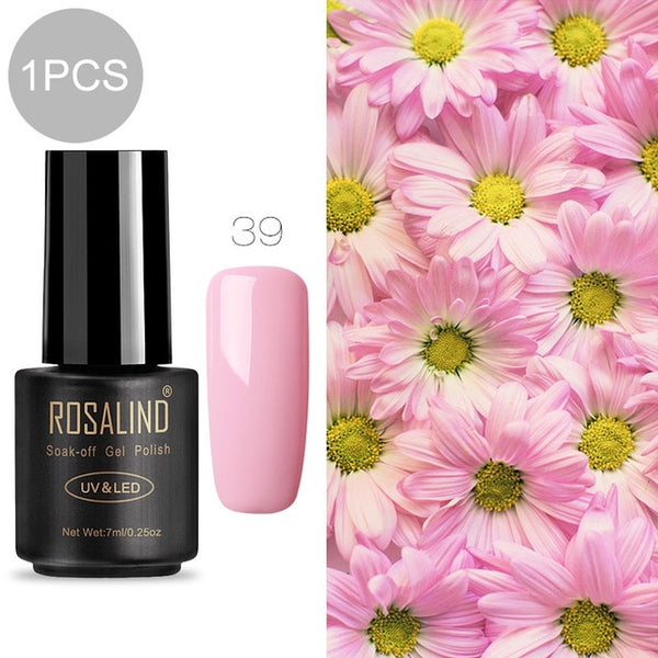 ROSALIND 7ml Gel nail polish Hybrid manicure Set For Poly gel painting art UV LED Lamp nail Gel Varinishes