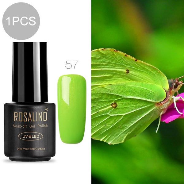 ROSALIND 7ml Gel nail polish Hybrid manicure Set For Poly gel painting art UV LED Lamp nail Gel Varinishes