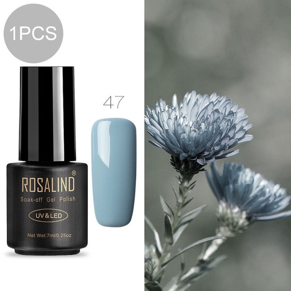 ROSALIND 7ml Gel nail polish Hybrid manicure Set For Poly gel painting art UV LED Lamp nail Gel Varinishes