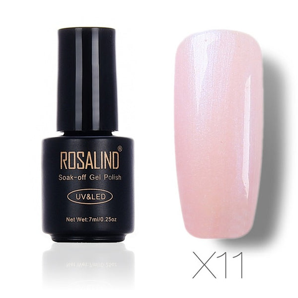 HOT  7ml  Pearl UV Nail Gel Polish Pure Color UV Soak Off Nail Polish Semi Vernis Permanent gel lacquer