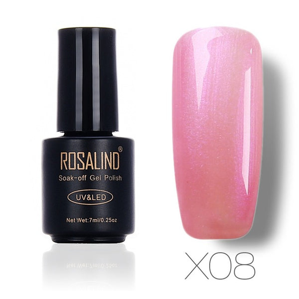 HOT  7ml  Pearl UV Nail Gel Polish Pure Color UV Soak Off Nail Polish Semi Vernis Permanent gel lacquer