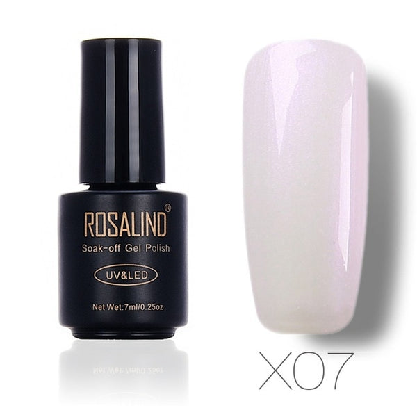 HOT  7ml  Pearl UV Nail Gel Polish Pure Color UV Soak Off Nail Polish Semi Vernis Permanent gel lacquer