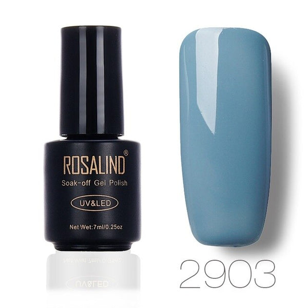 ROSALIND Gel 1S 7ML Gray Color Series Gel Nail Polish Magic Professional Varnish Soak Off UV Led Long-Lasting Nail Art Lacquer