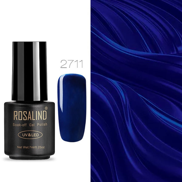 ROSALIND Nail Gel Polish 7ML Hybrid Nail Art Semi Permanent gel varnishes Soak Off Top White Gel Lacquer