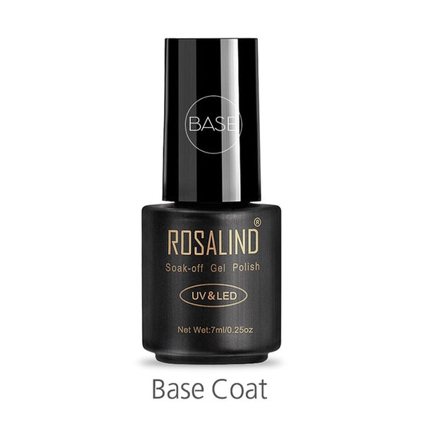 ROSALIND Nail Gel Polish 7ML Hybrid Nail Art Semi Permanent gel varnishes Soak Off Top White Gel Lacquer