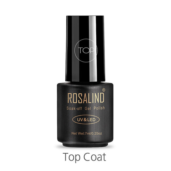 ROSALIND Nail Gel Polish 7ML Hybrid Nail Art Semi Permanent gel varnishes Soak Off Top White Gel Lacquer