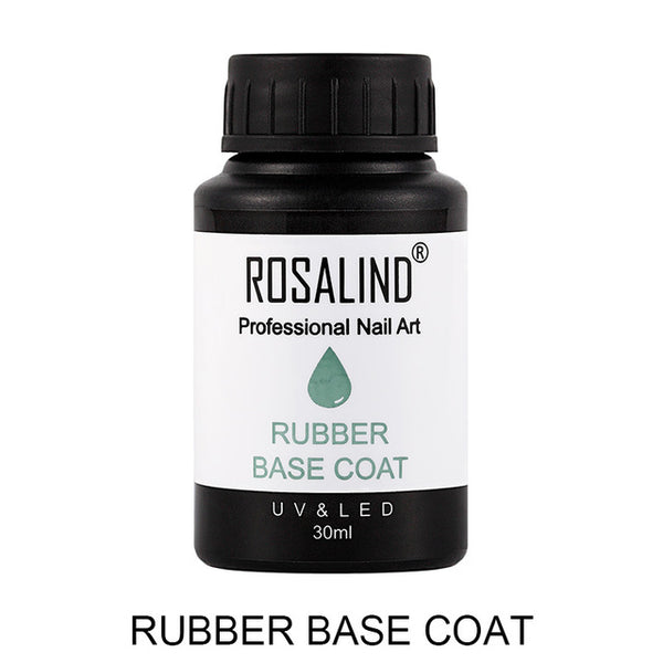 Nail Polish Rubber 15ml & 30ml  Nail Gel Lacquer Soak off UV Base & Top Coat Semi Permanent Gel Varnish