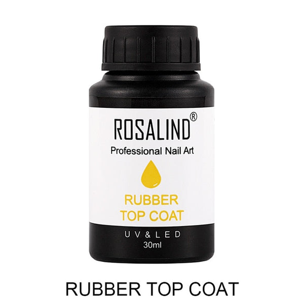 Nail Polish Rubber 15ml & 30ml  Nail Gel Lacquer Soak off UV Base & Top Coat Semi Permanent Gel Varnish