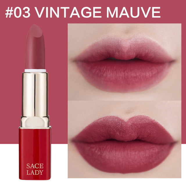 HIGH QUALITY 12 Colors Matte Lipstick Makeup Waterproof Nude Lip Stick Make Up Long Lasting