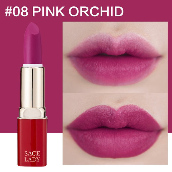 HIGH QUALITY 12 Colors Matte Lipstick Makeup Waterproof Nude Lip Stick Make Up Long Lasting