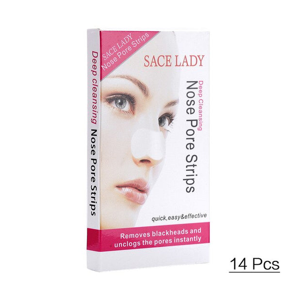 14 Pcs Nose Strips Blackhead Remover Mask