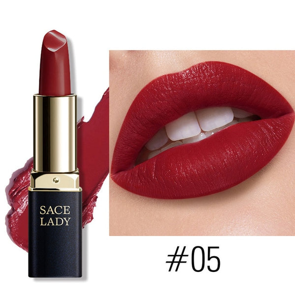 NEW  18 Colors Silky Matte Lipstick Makeup Waterproof Nude Velvet Lip Stick Make Up