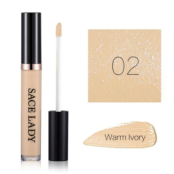 SACE LADY Full Cover Liquid Concealer Makeup For Face Eye Dark Circles Corrector Cream Make Up Facial Base Natural Cosmetic