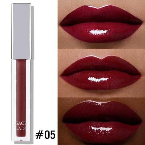 High Shine Lip Lacquer Makeup Smooth Build able Intense Glitter Lip Gloss Beauty Sexy Make Up