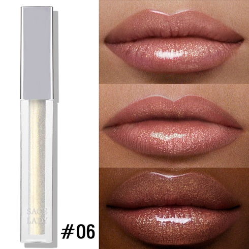 High Shine Lip Lacquer Makeup Smooth Build-able Intense Glitter Lip Gloss Beauty Sexy Make Up Moisturizing Cosmetic