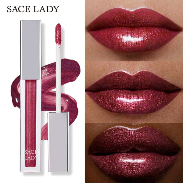 High Shine Lip Lacquer Makeup Smooth Build-able Intense Glitter Lip Gloss Beauty Sexy Make Up Moisturizing Cosmetic