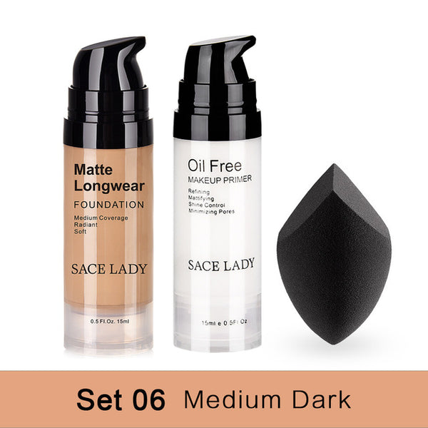 Professional Makeup Set Matte Foundation Primer Base Make Up