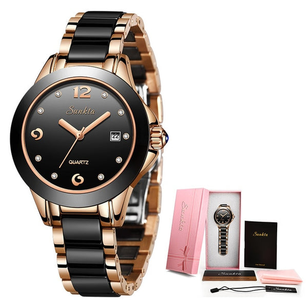 New Rose Gold Watch Women