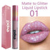 Fashion Matte to Glitter Liquid Lipstick Cosmetics Long Lasting  Waterproof Lips Metallic Lip Gloss Beauty Makeup