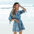Summer v neck  dress women