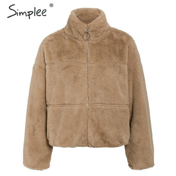 women thick coat Autumn winter casual