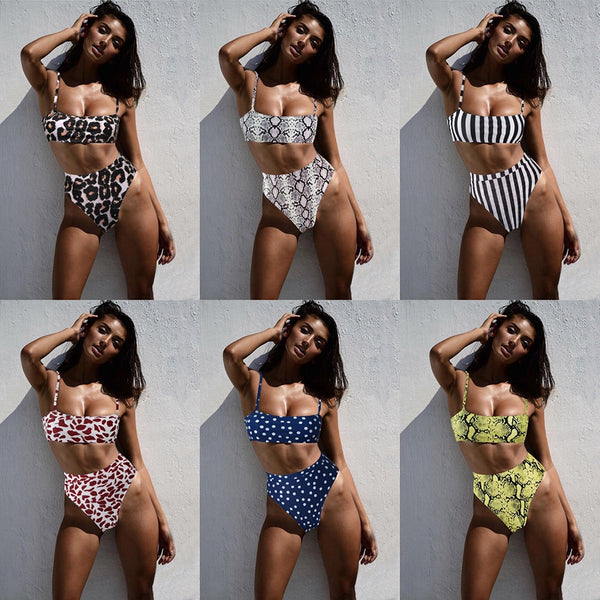 Sexy Bikinis Solid Push Up Bikini