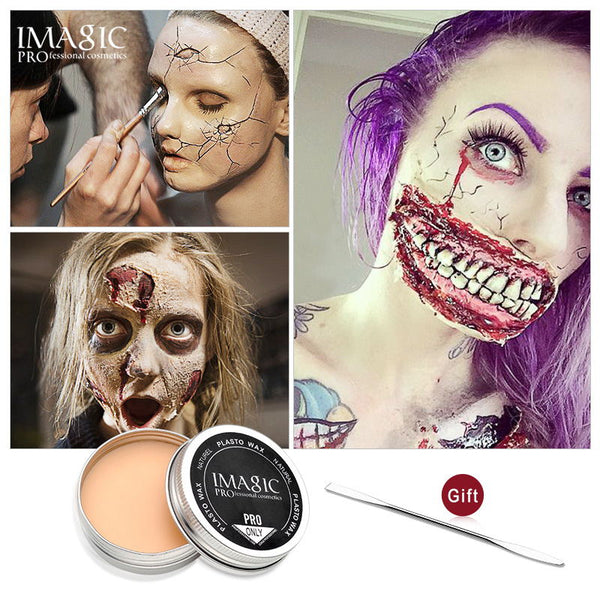 halloween fake scar wound model  makeup eyebrow