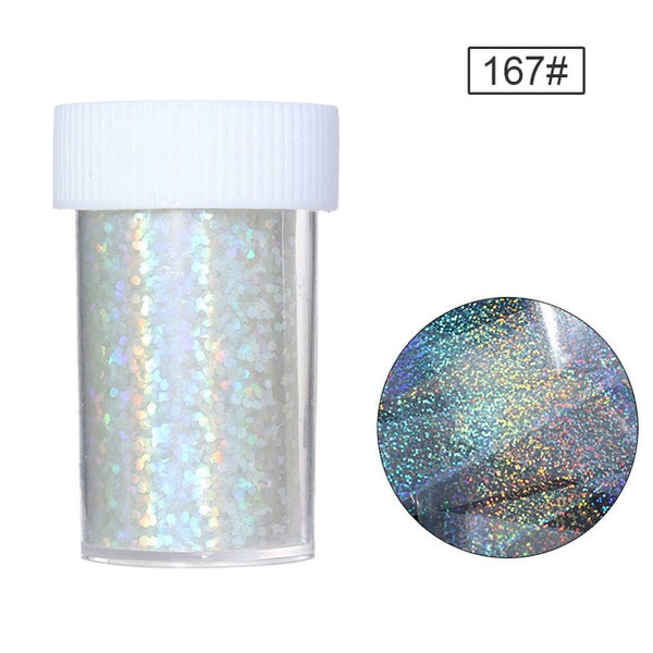 holographic Starry Stickers Nail Foil 4*100cm Holo Glitter Transfer Sticker 8 Patterns Manicure Nail Art Decoration